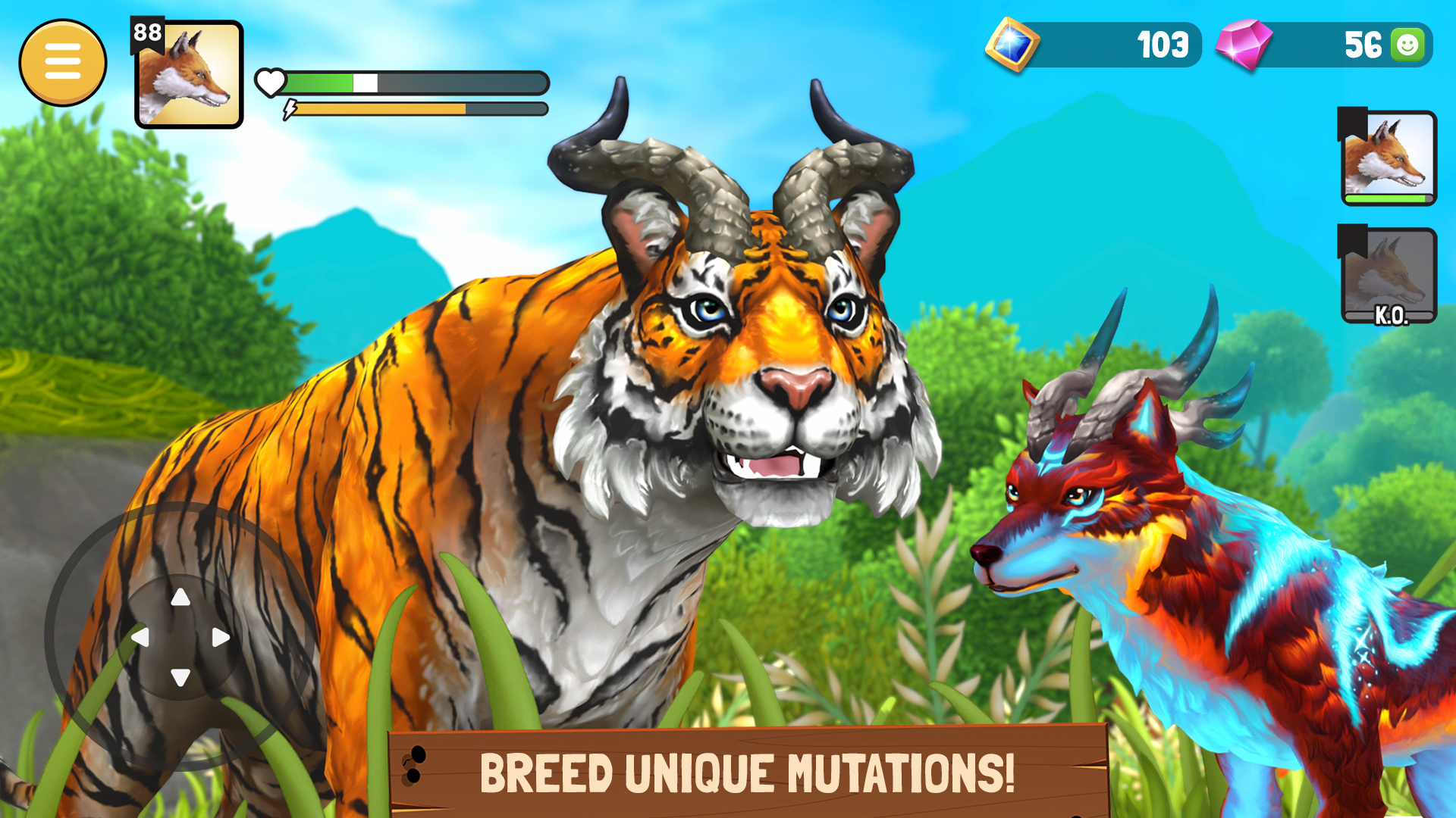 اسکرین شات 4 بازی Wild Kingdoms MMO: Animal Sim