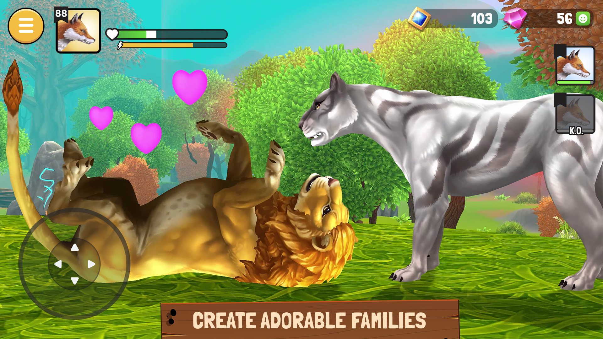 اسکرین شات 2 بازی Wild Kingdoms MMO: Animal Sim