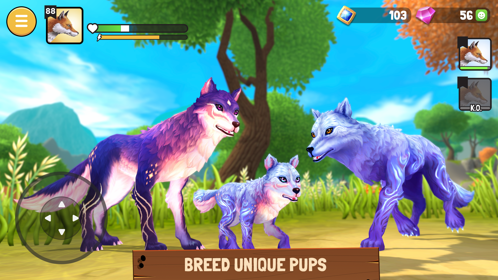 اسکرین شات 1 بازی Wild Kingdoms MMO: Animal Sim