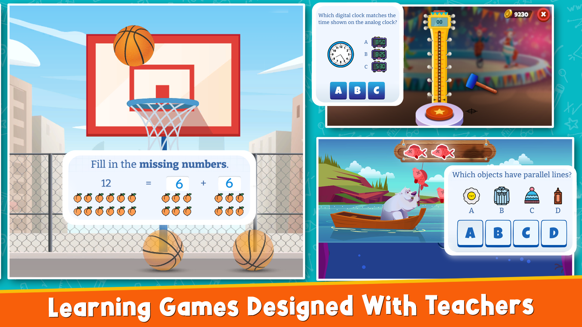 اسکرین شات 2 بازی Mathopolis - Kids Math Games
