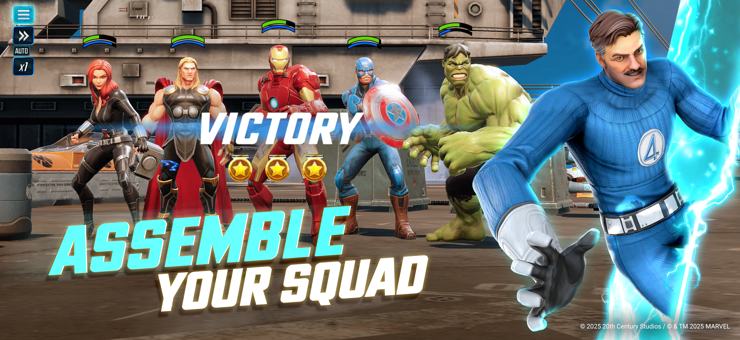 اسکرین شات 1 بازی MARVEL Strike Force: Squad RPG