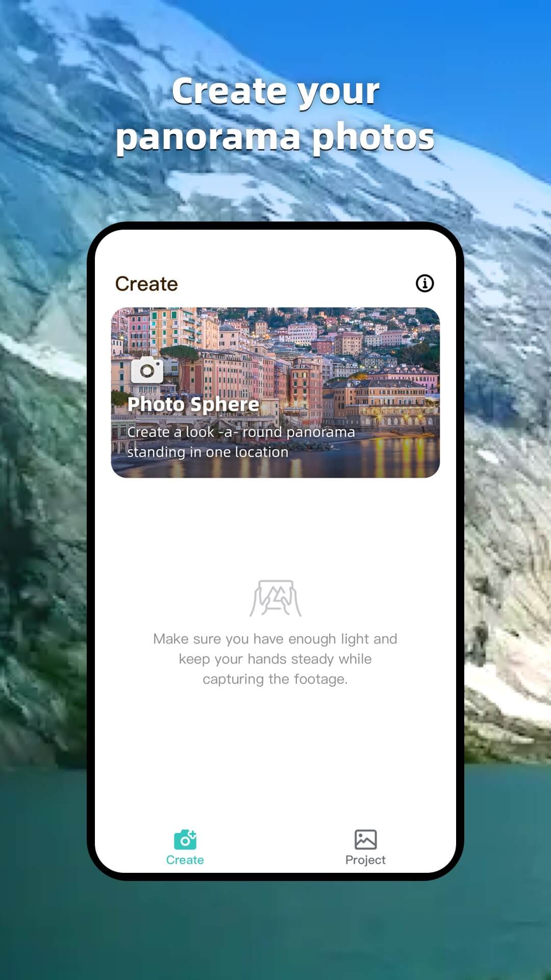 اسکرین شات 1 برنامه 360 Photo Sphere Camera