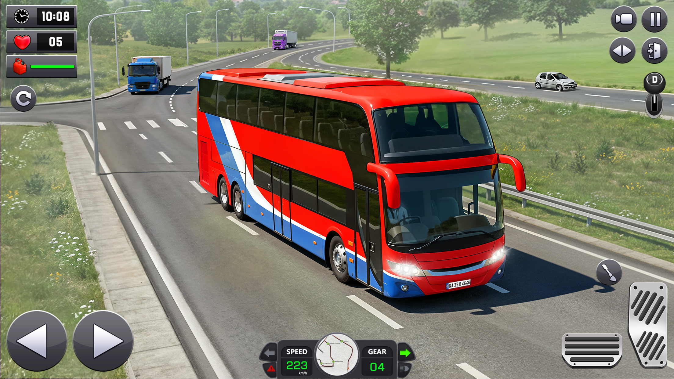 اسکرین شات 1 بازی Bus Simulator: City Bus Games