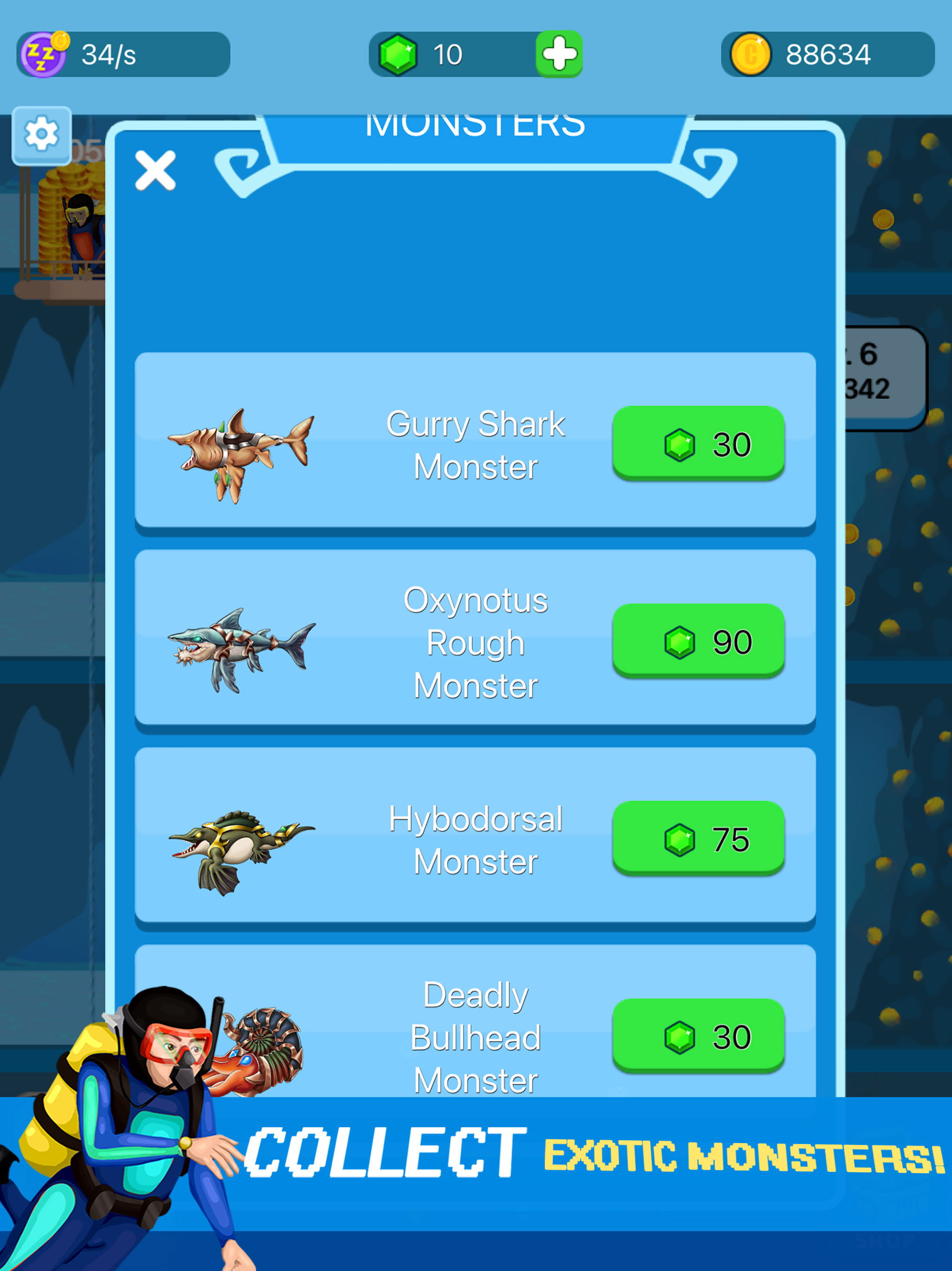 اسکرین شات 6 بازی Sea Jurassic Tycoon