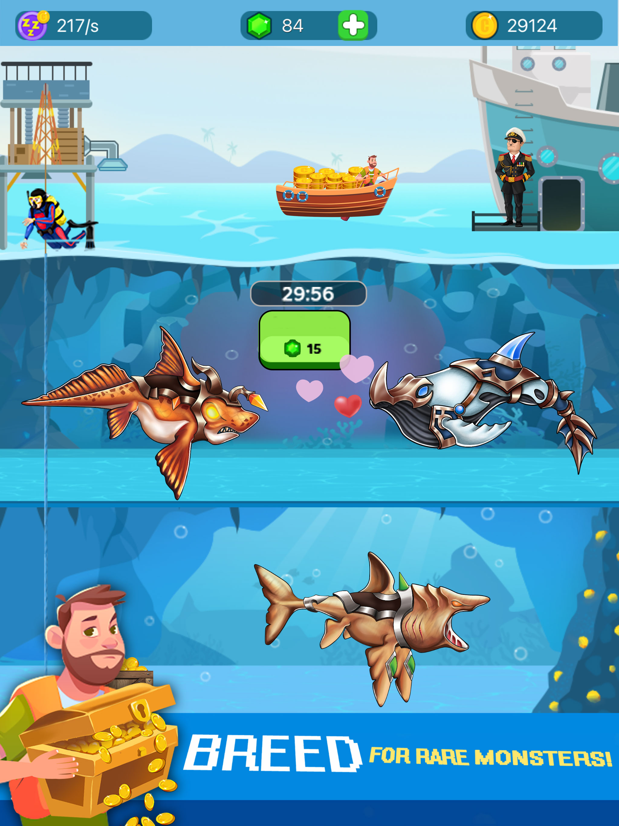 اسکرین شات 4 بازی Sea Jurassic Tycoon