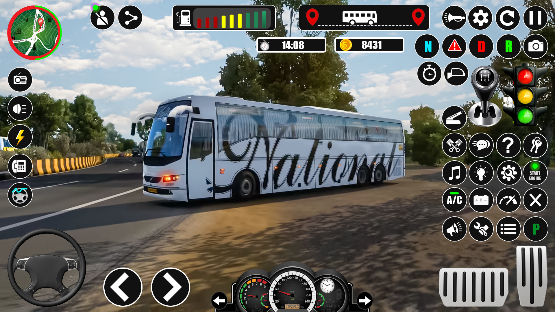 اسکرین شات 4 بازی Bus Driving Simulator Bus Game