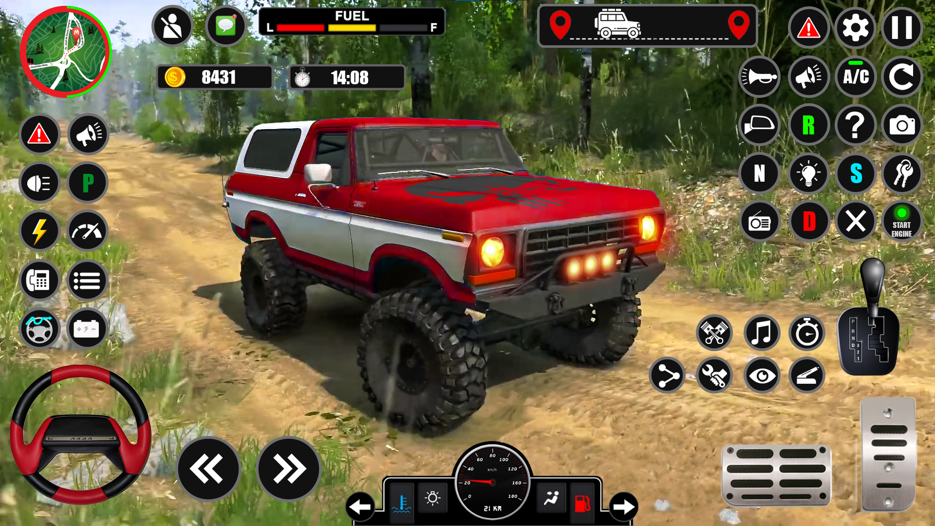 اسکرین شات 1 بازی SUV OffRoad Jeep Driving Games