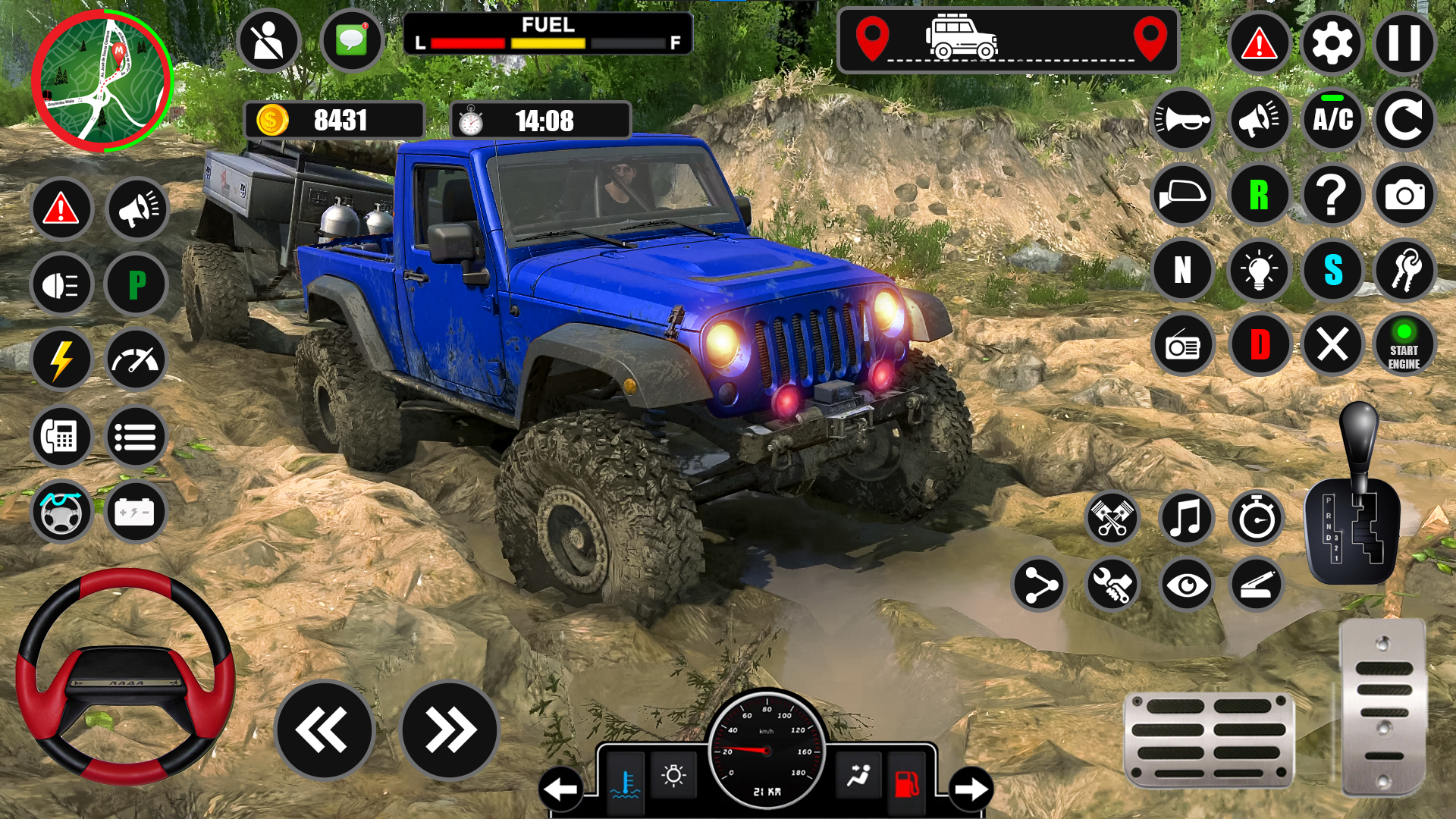 اسکرین شات 3 بازی SUV OffRoad Jeep Driving Games