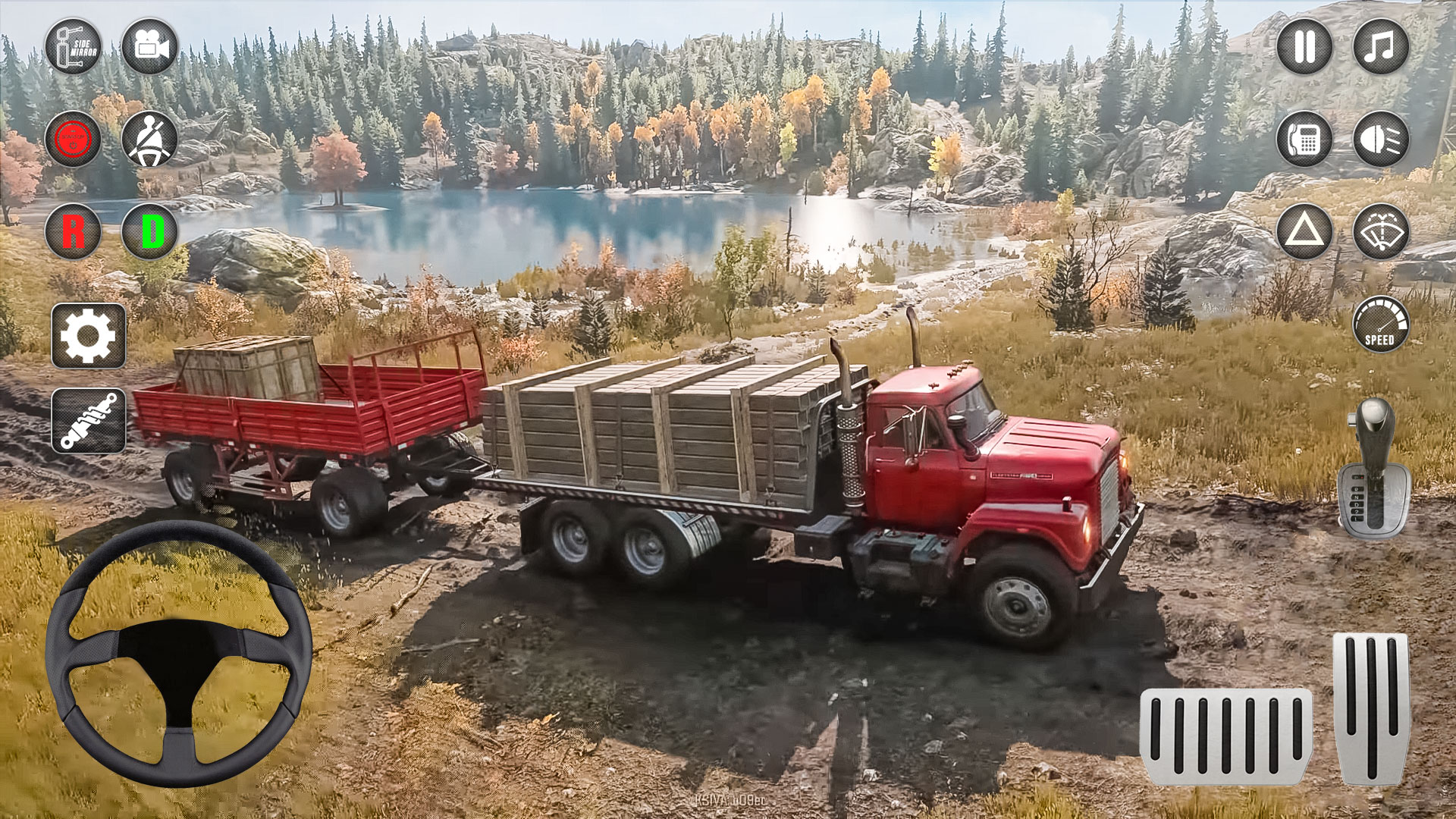 اسکرین شات 2 بازی Offroad Mud Truck Simulator 3D