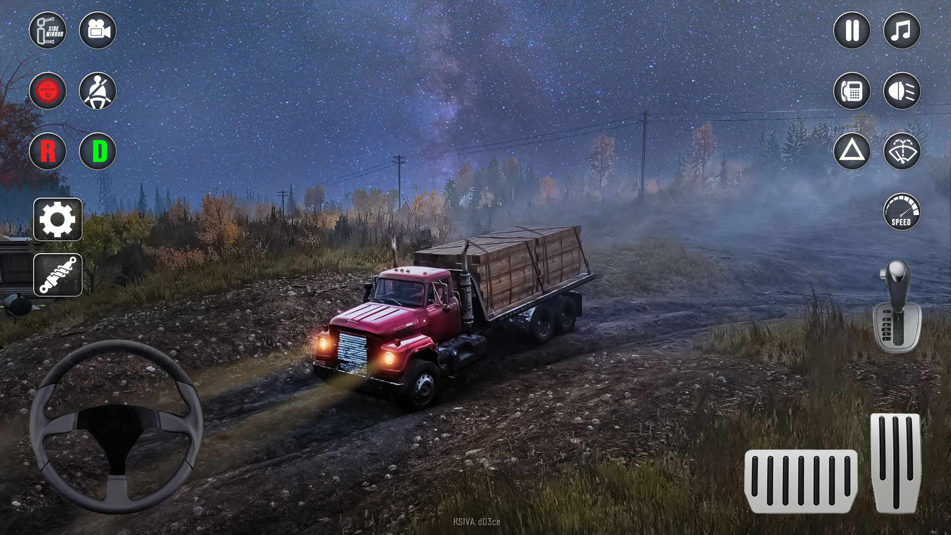 اسکرین شات 3 بازی Offroad Mud Truck Simulator 3D