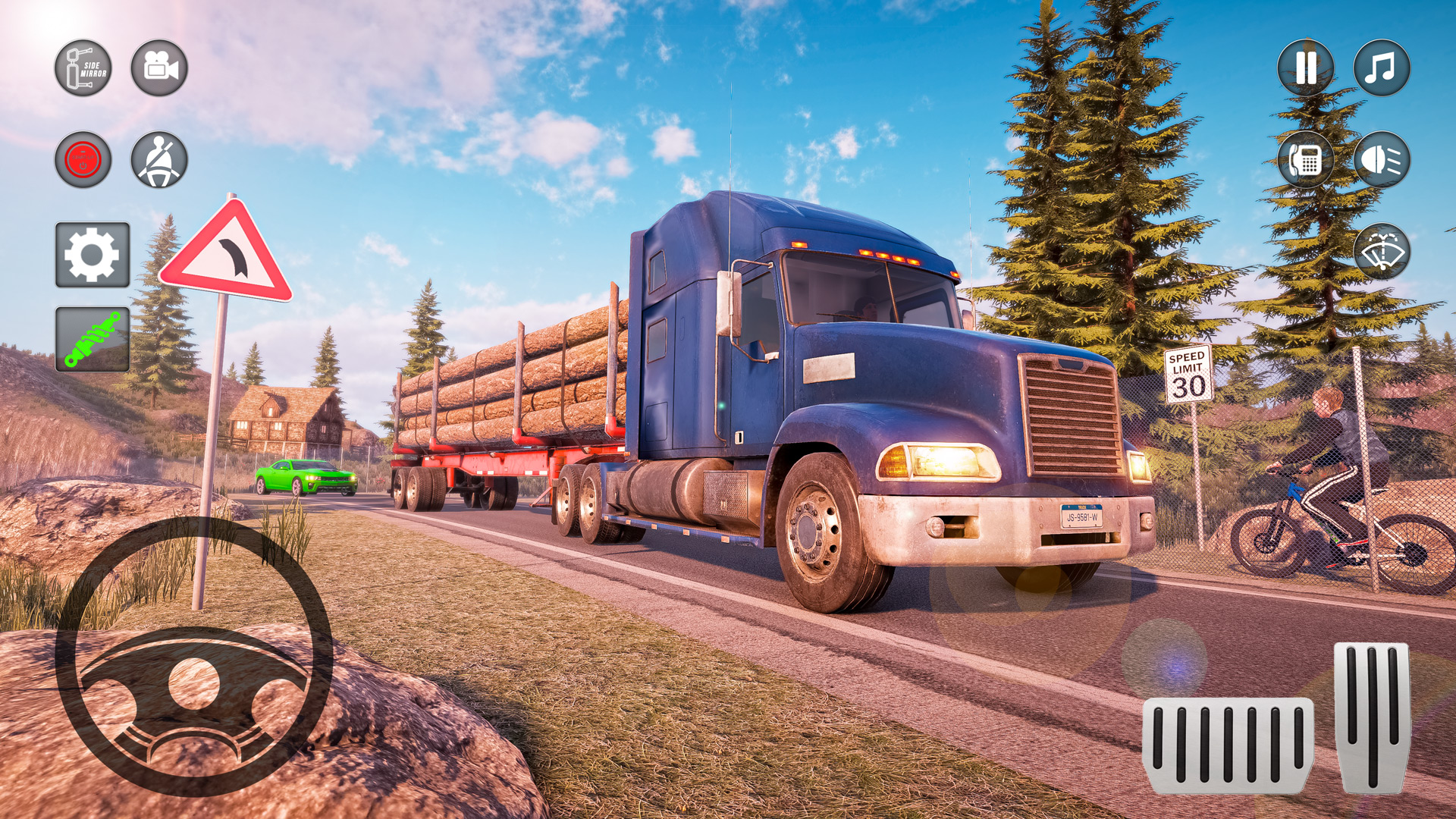 اسکرین شات 1 بازی Euro Truck Driving Transport