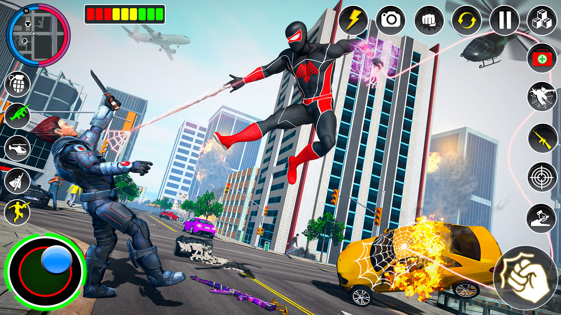 اسکرین شات 2 بازی Spider Rope Hero: Vice Town 3D