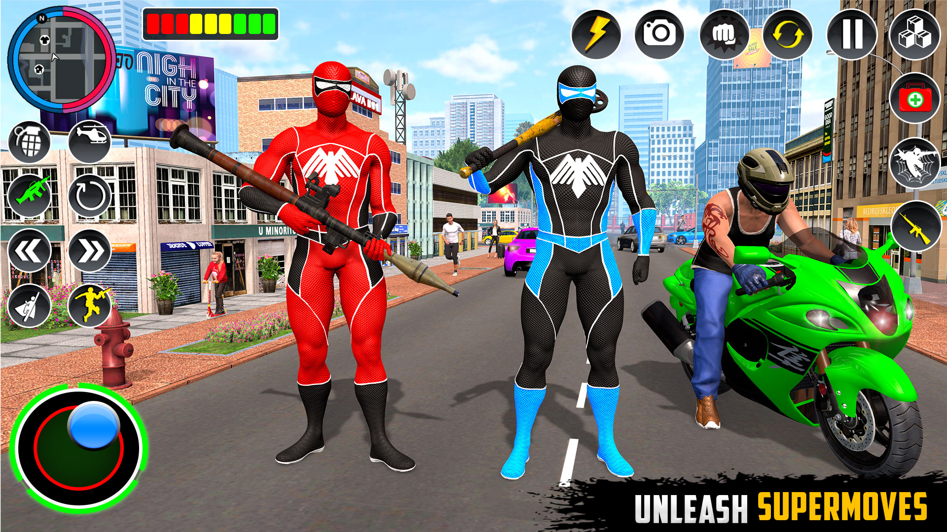 اسکرین شات 4 بازی Spider Rope Hero: Vice Town 3D
