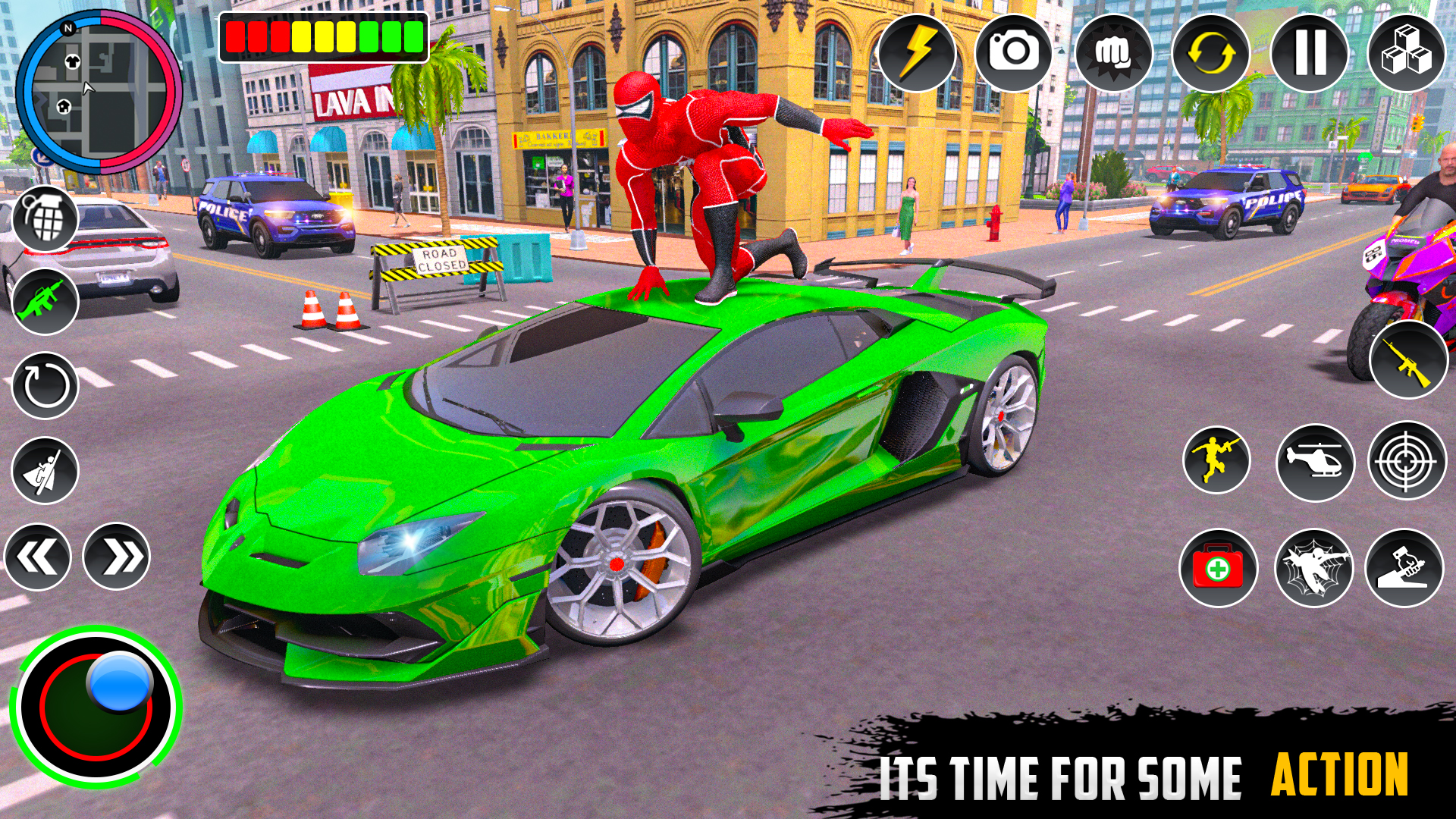اسکرین شات 3 بازی Spider Rope Hero: Vice Town 3D