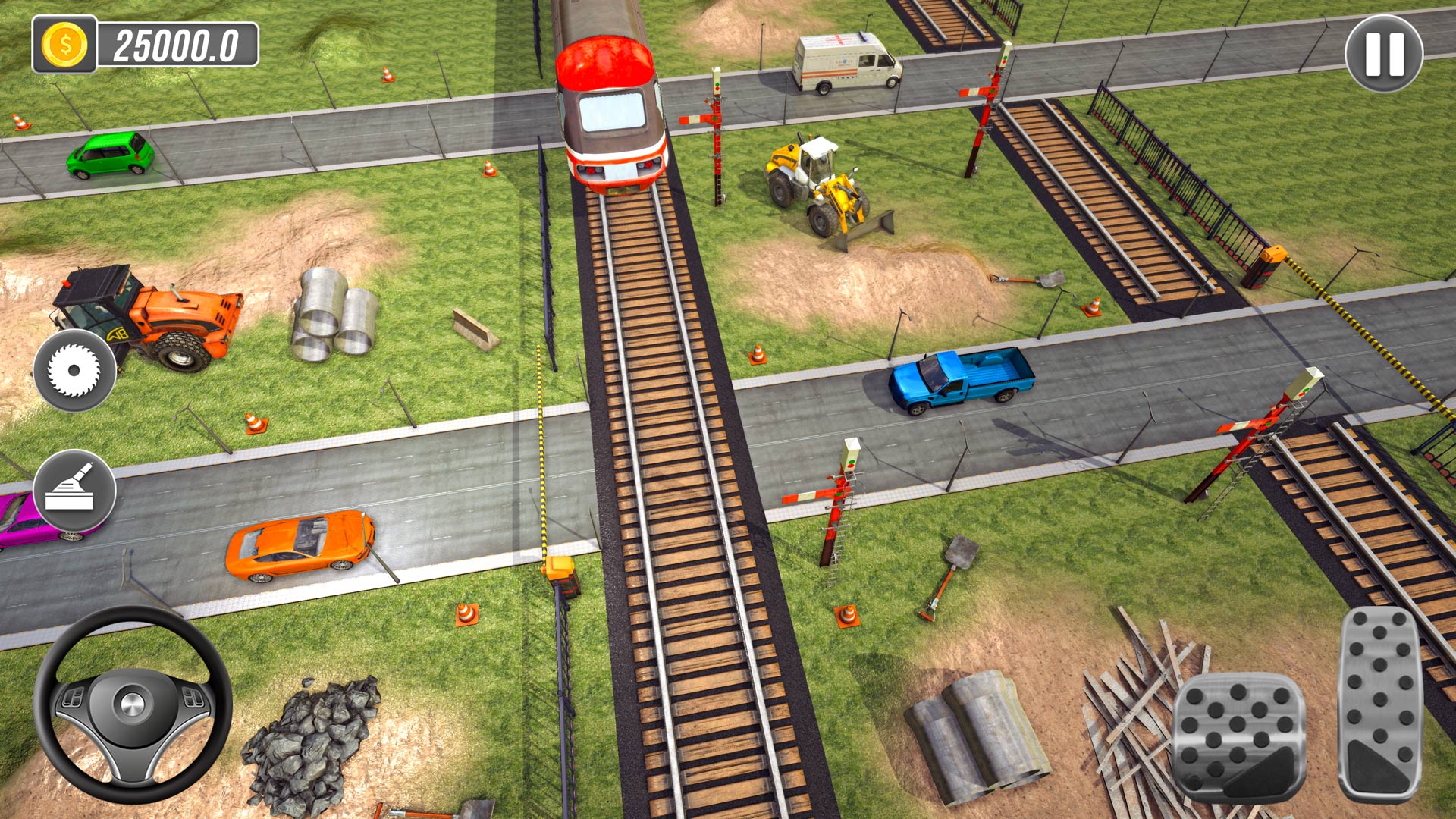 اسکرین شات 4 برنامه City Train Track Construction