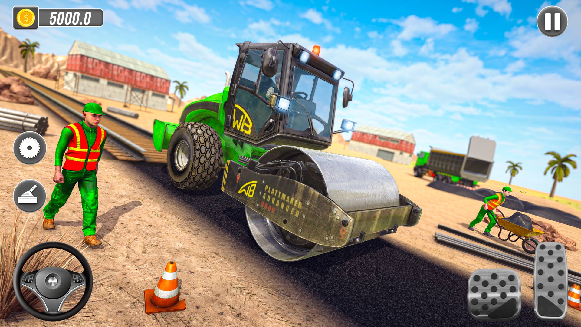 اسکرین شات 2 برنامه City Train Track Construction