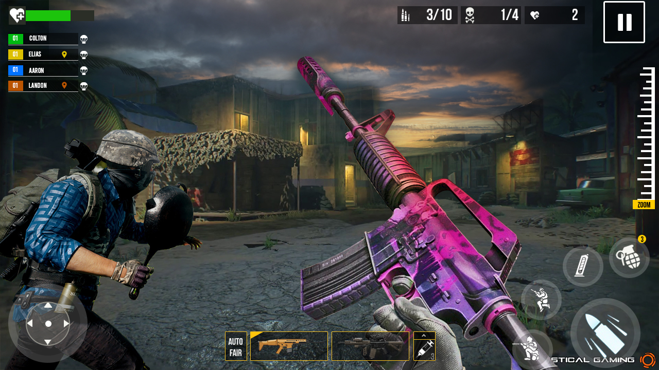 اسکرین شات 2 بازی Fire gun game