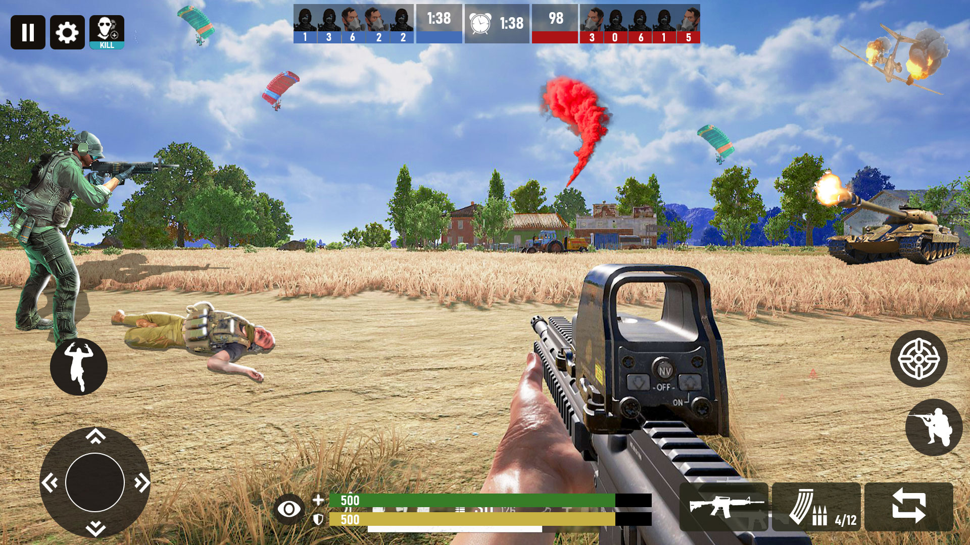 اسکرین شات 2 بازی Gun games 3d: Squad fire