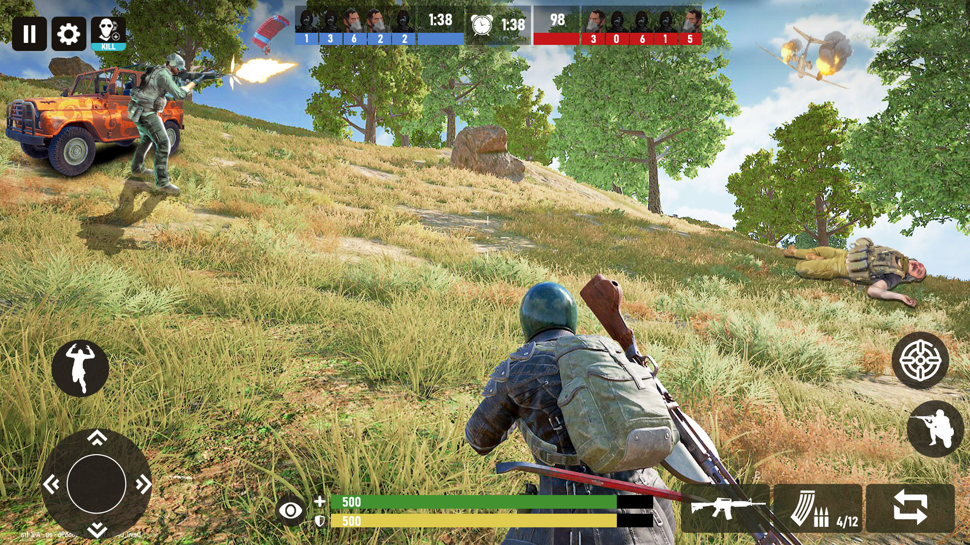 اسکرین شات 1 بازی Gun games 3d: Squad fire