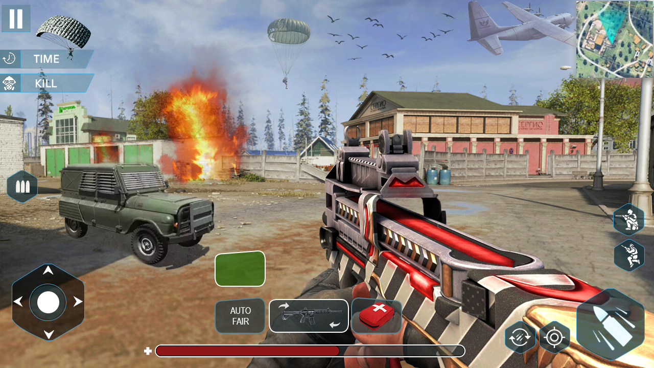 اسکرین شات 1 بازی Gun Shoot War: Squad Fire 3d