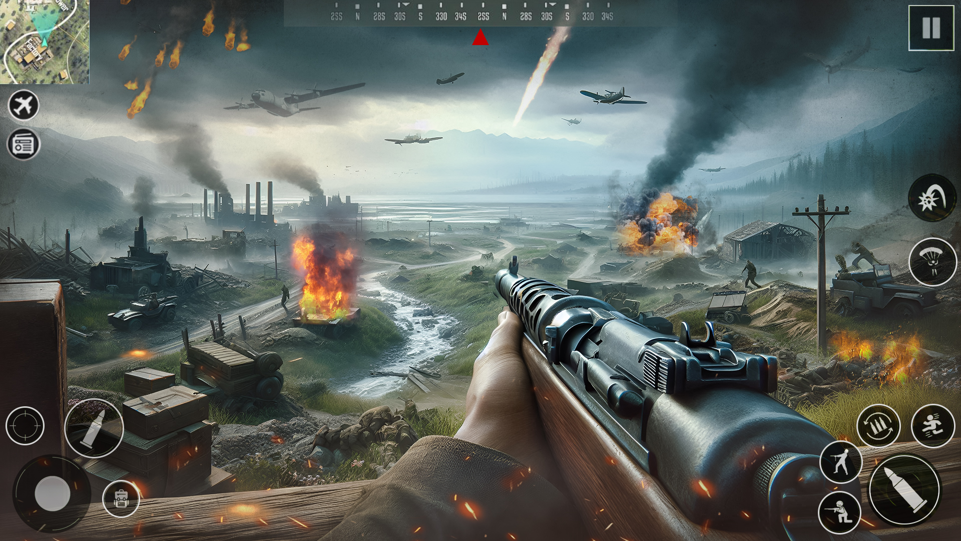 اسکرین شات 2 بازی Call of World War Battlefield