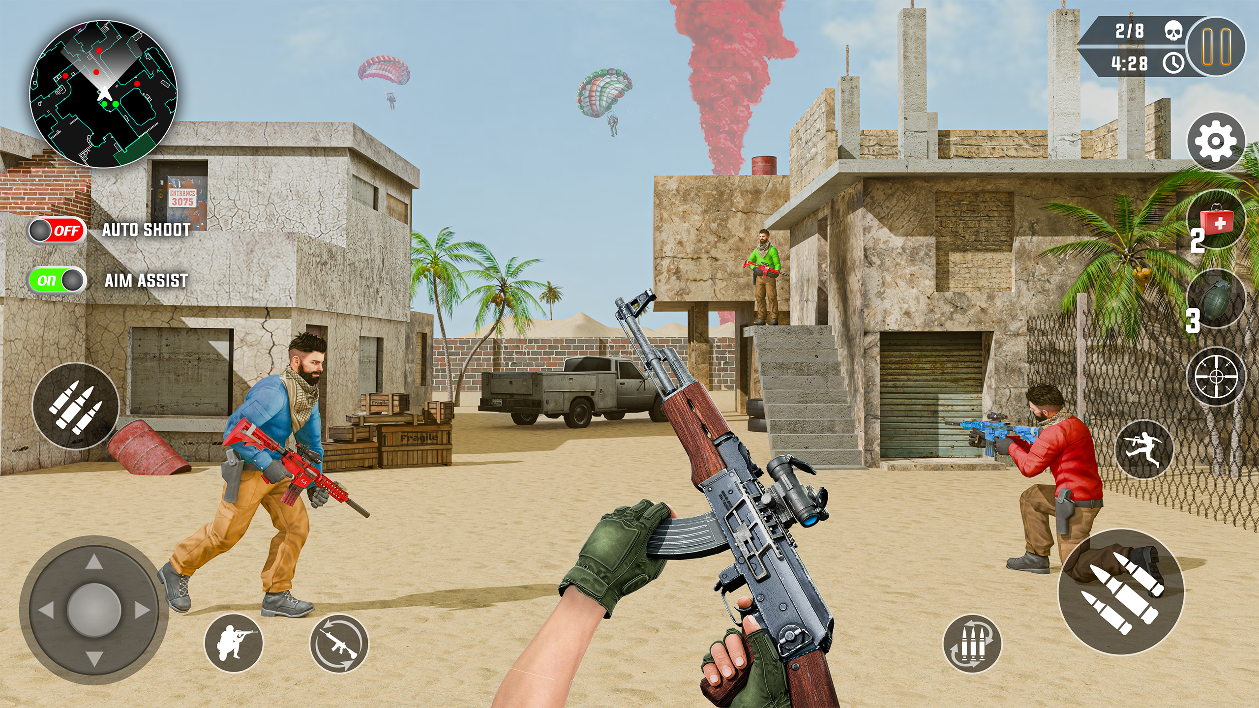 اسکرین شات 2 بازی Fps Gun Strike : 3D Gun Games
