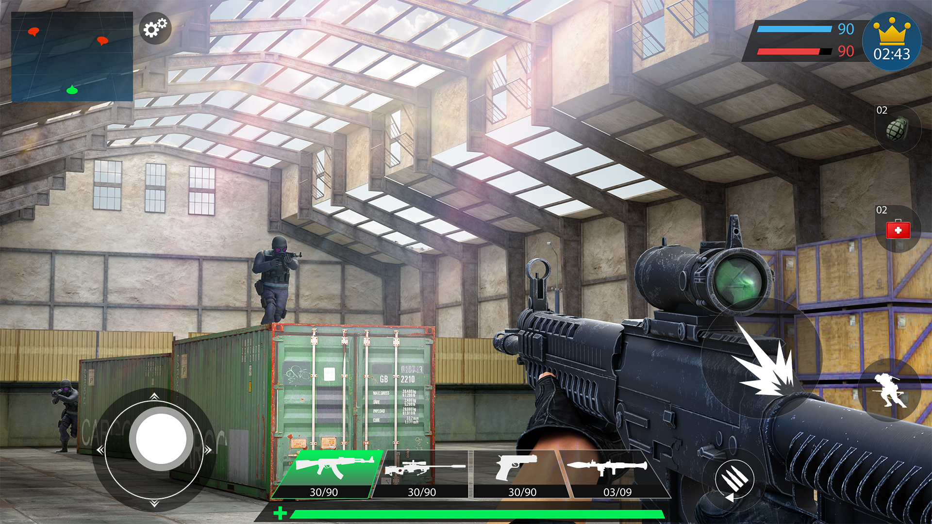اسکرین شات 6 بازی Commando Gun Shooting Games 3D