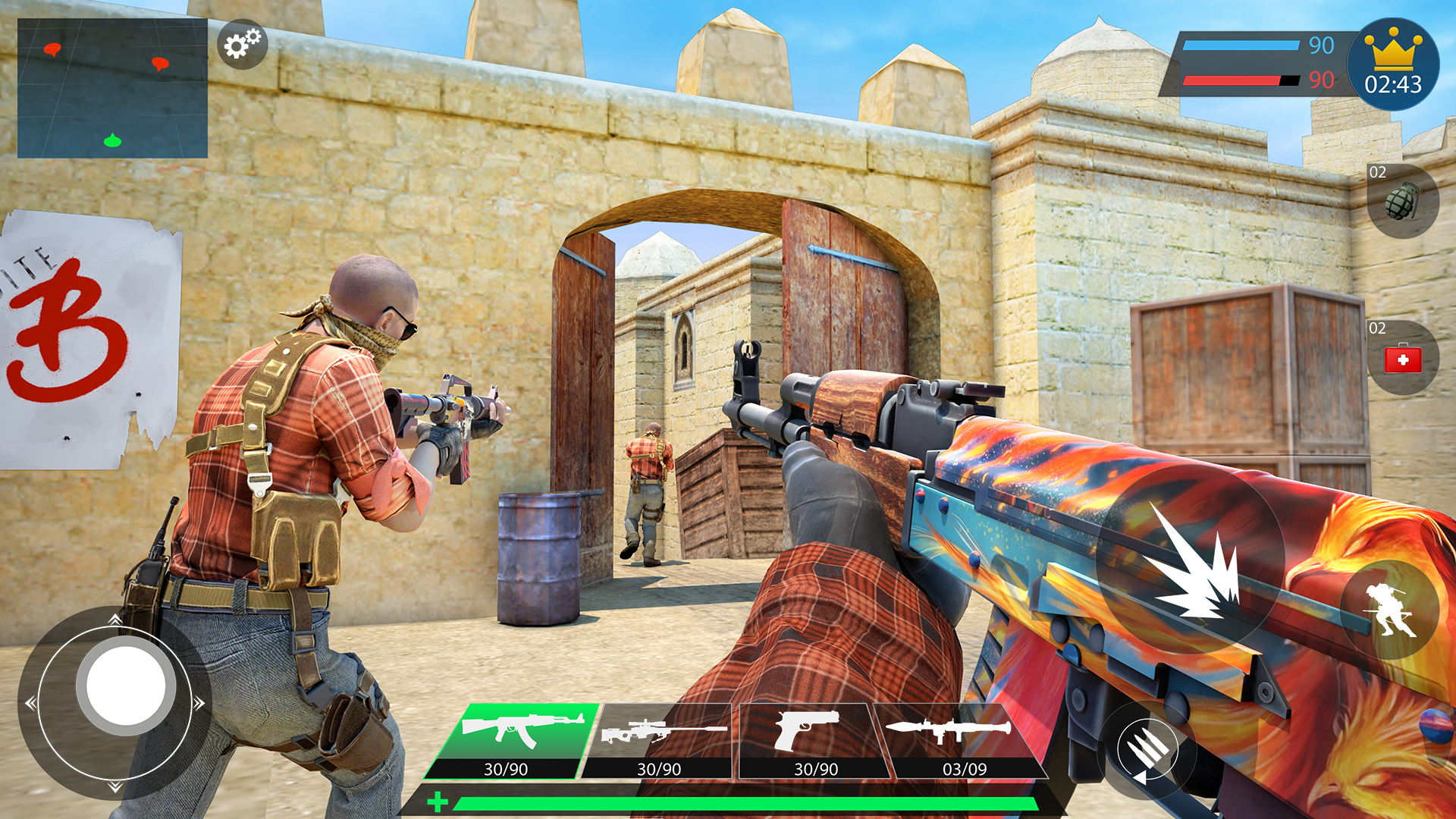 اسکرین شات 2 بازی Commando Gun Shooting Games 3D