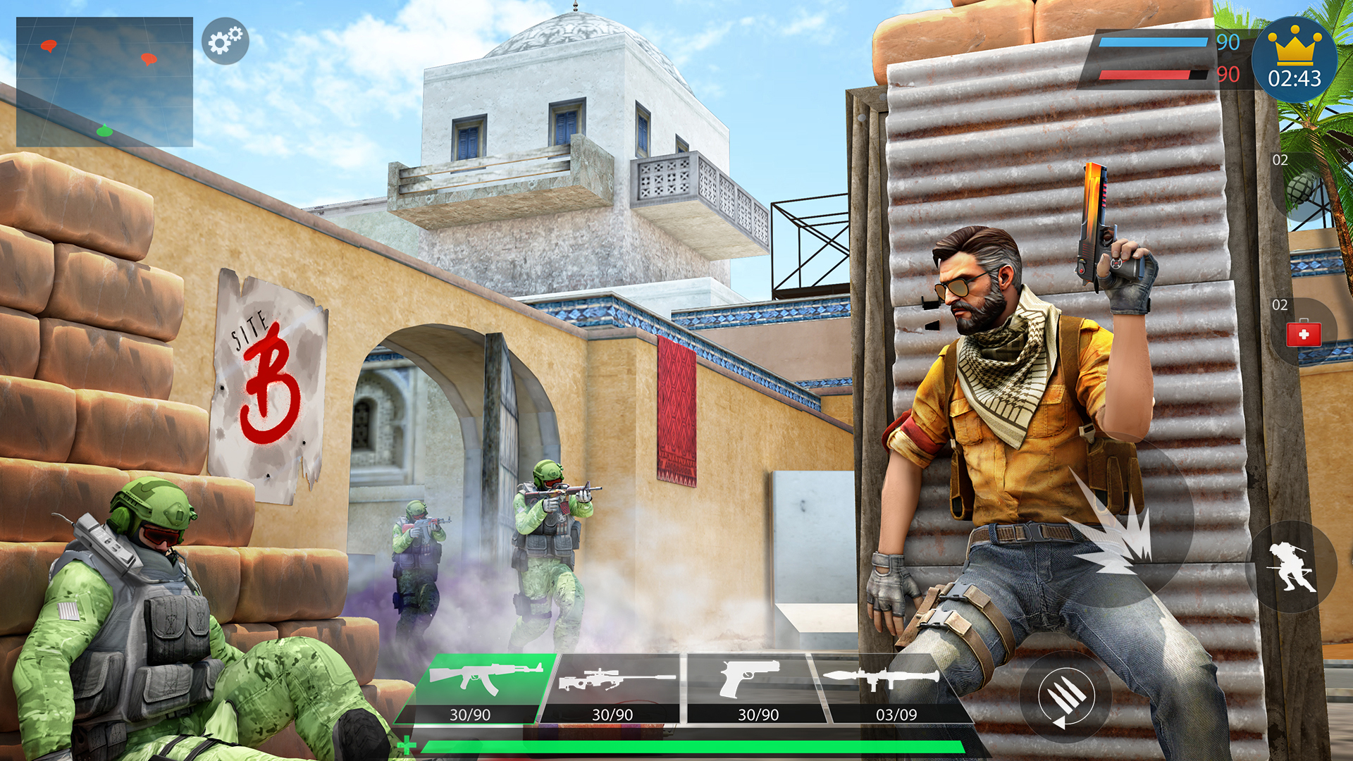 اسکرین شات 3 بازی Commando Gun Shooting Games 3D
