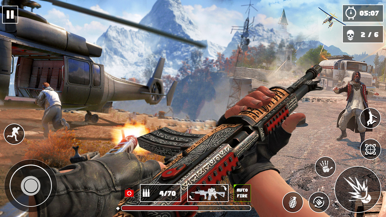 اسکرین شات 4 برنامه Survival Squad Fire battle PVP