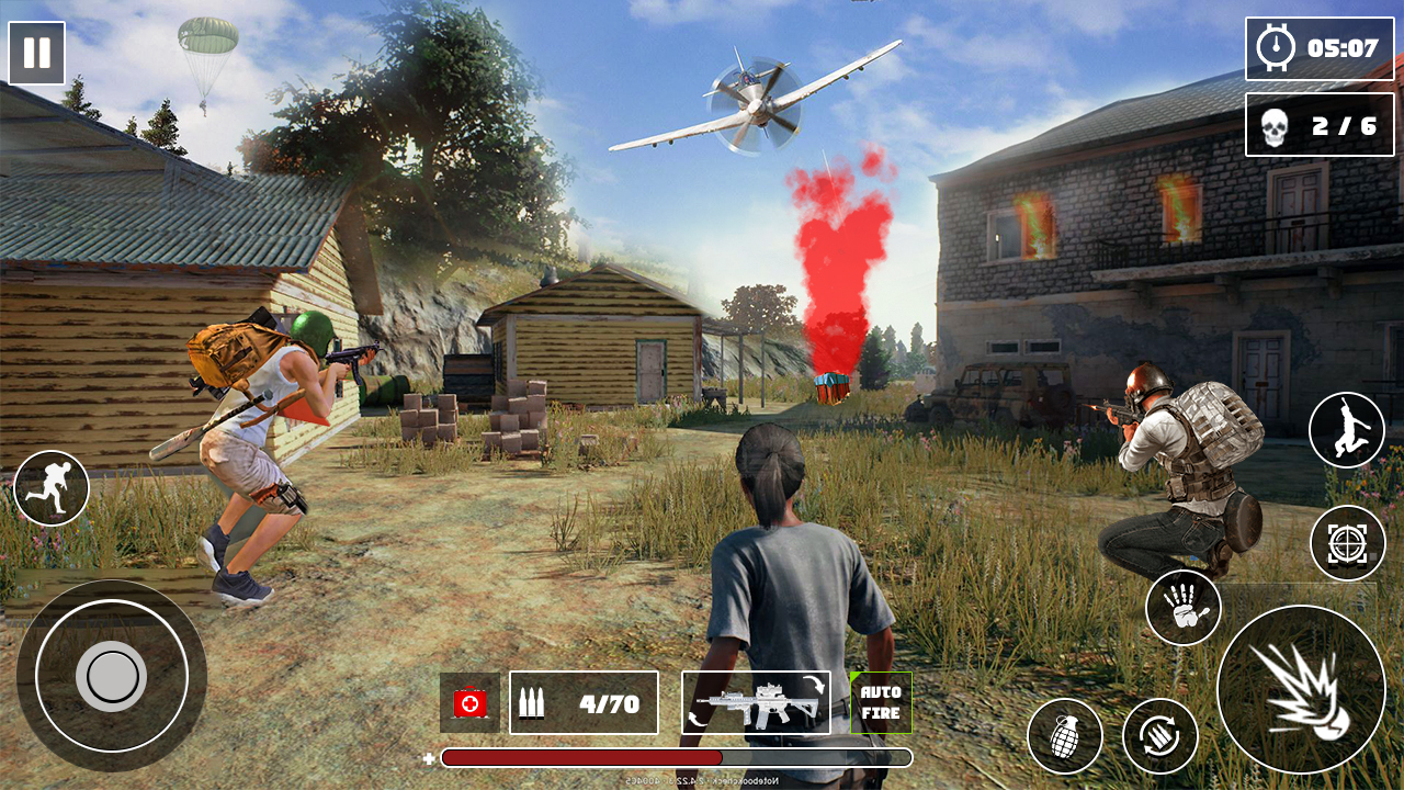 اسکرین شات 3 برنامه Fire Battleground Squad: Guns