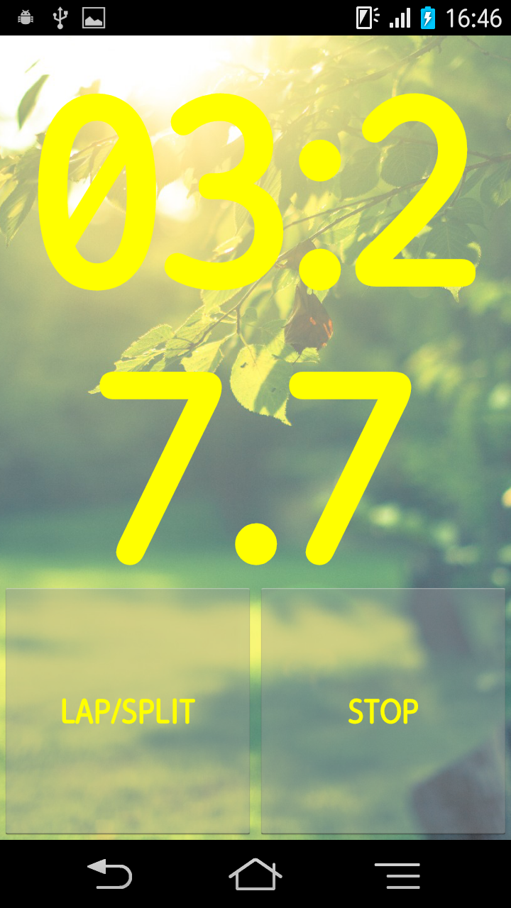 اسکرین شات 7 برنامه Talking Stopwatch & Timer