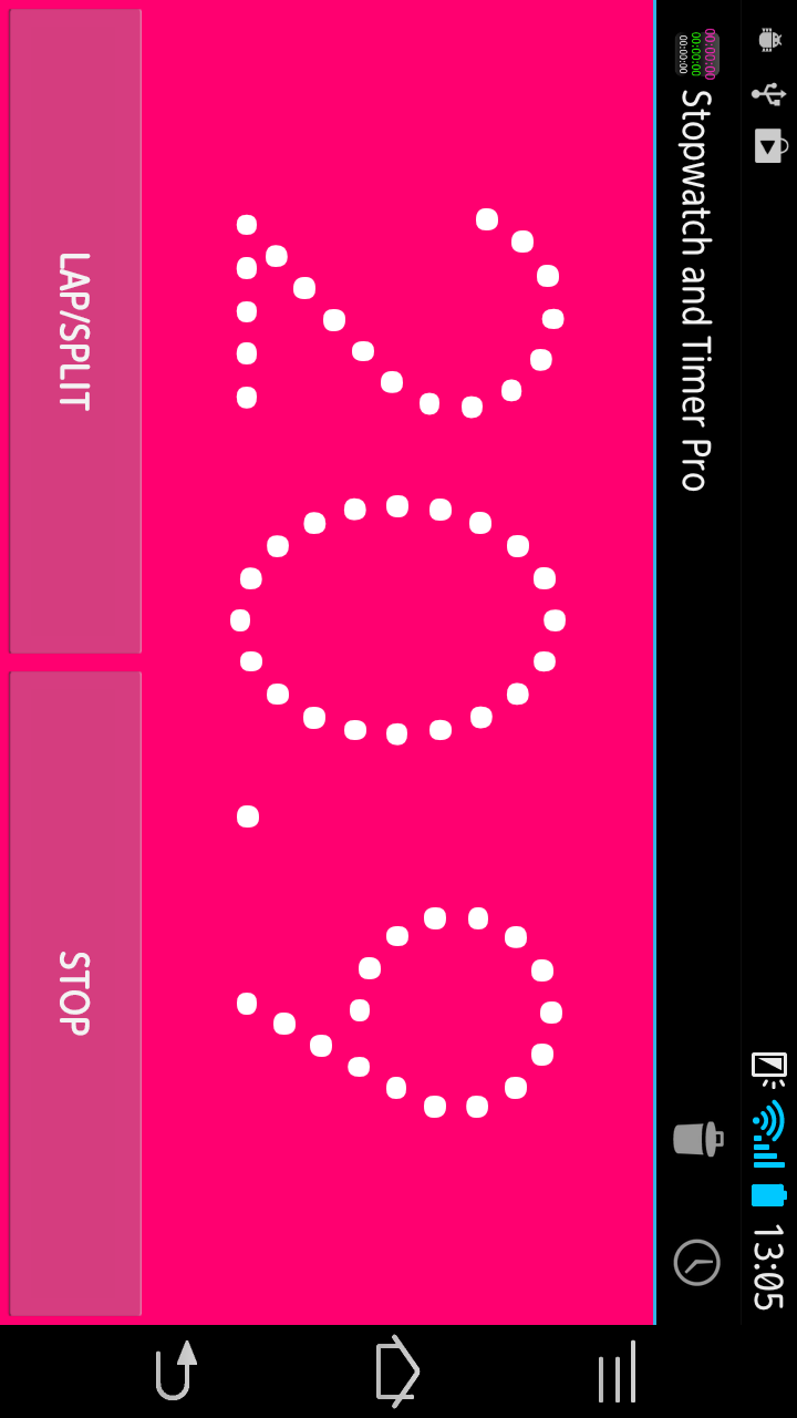 اسکرین شات 5 برنامه Talking Stopwatch & Timer