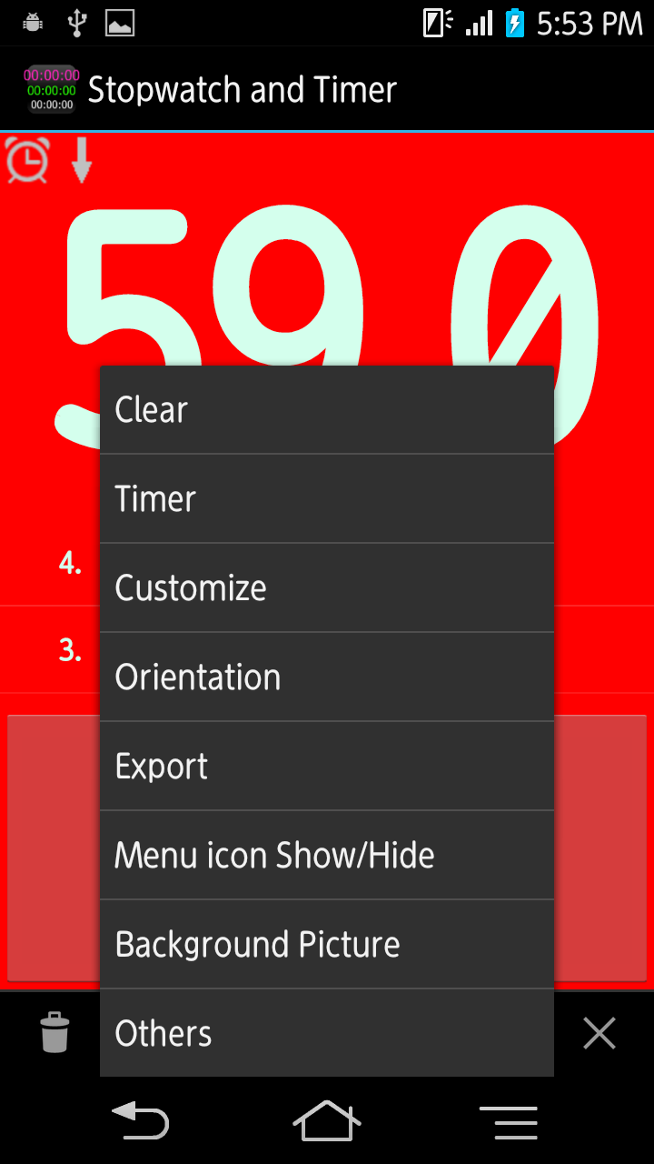 اسکرین شات 8 برنامه Talking Stopwatch & Timer