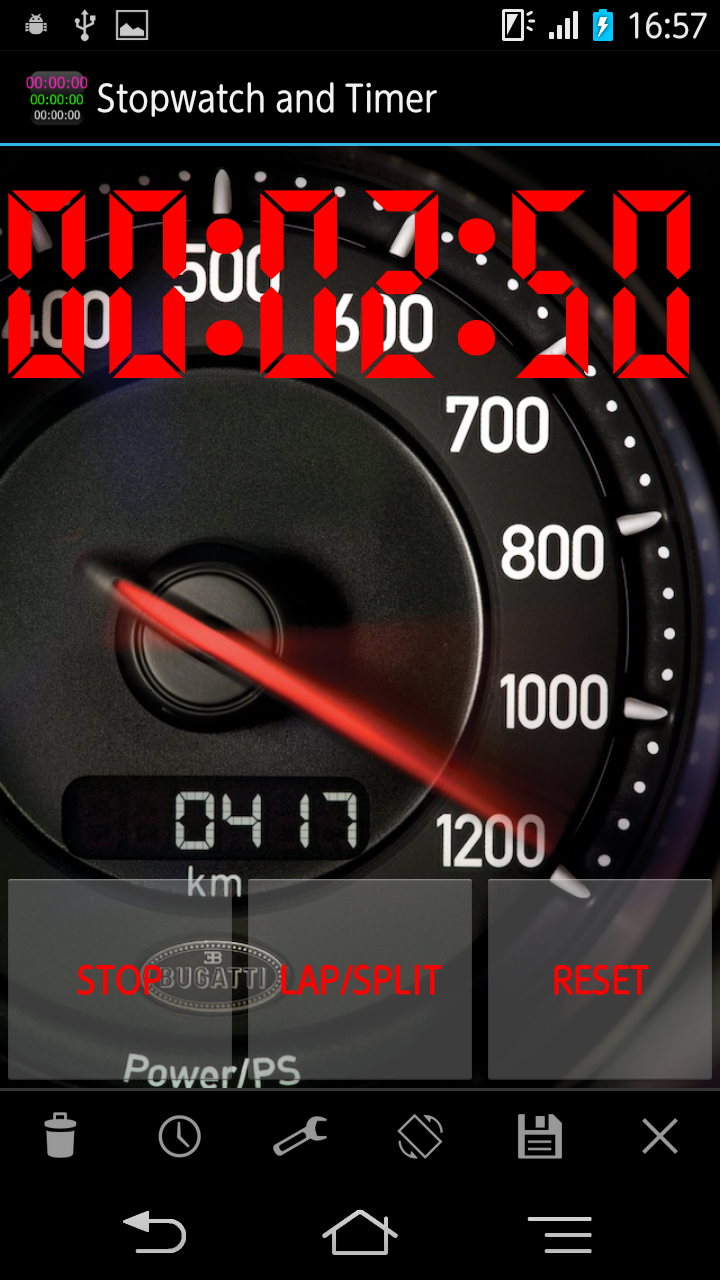 اسکرین شات 2 برنامه Talking Stopwatch & Timer