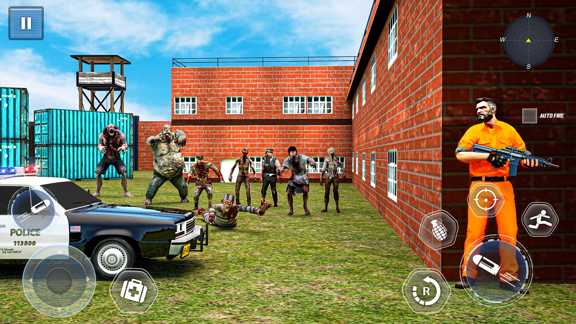 اسکرین شات 2 برنامه Zombie Shooter: Gun Games 3D