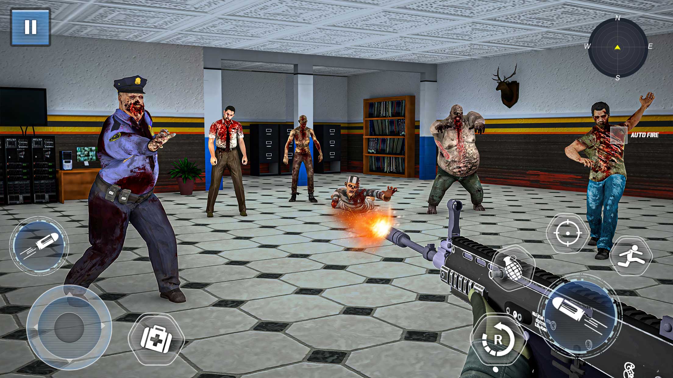 اسکرین شات 5 برنامه Zombie Shooter: Gun Games 3D