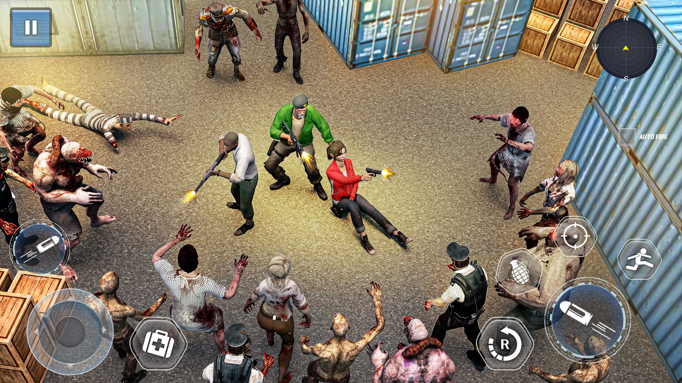 اسکرین شات 4 برنامه Zombie Shooter: Gun Games 3D