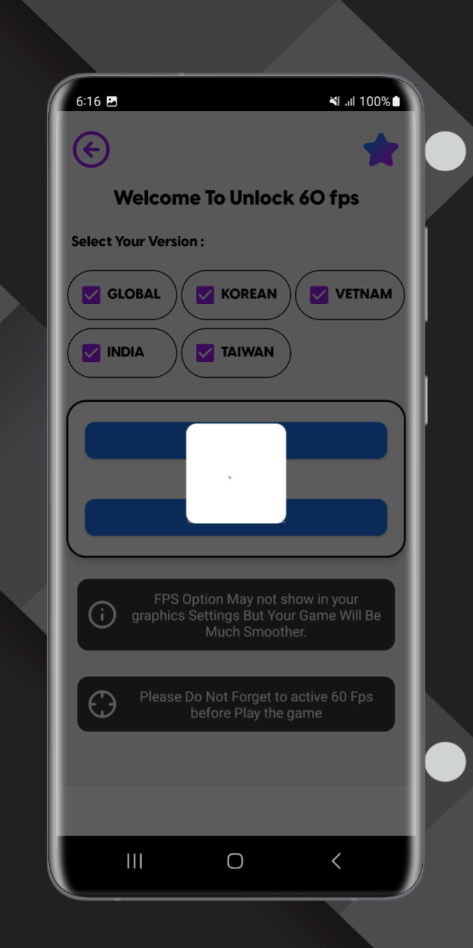 اسکرین شات 4 برنامه Unlock 60 fps BGMI - GFX Tools