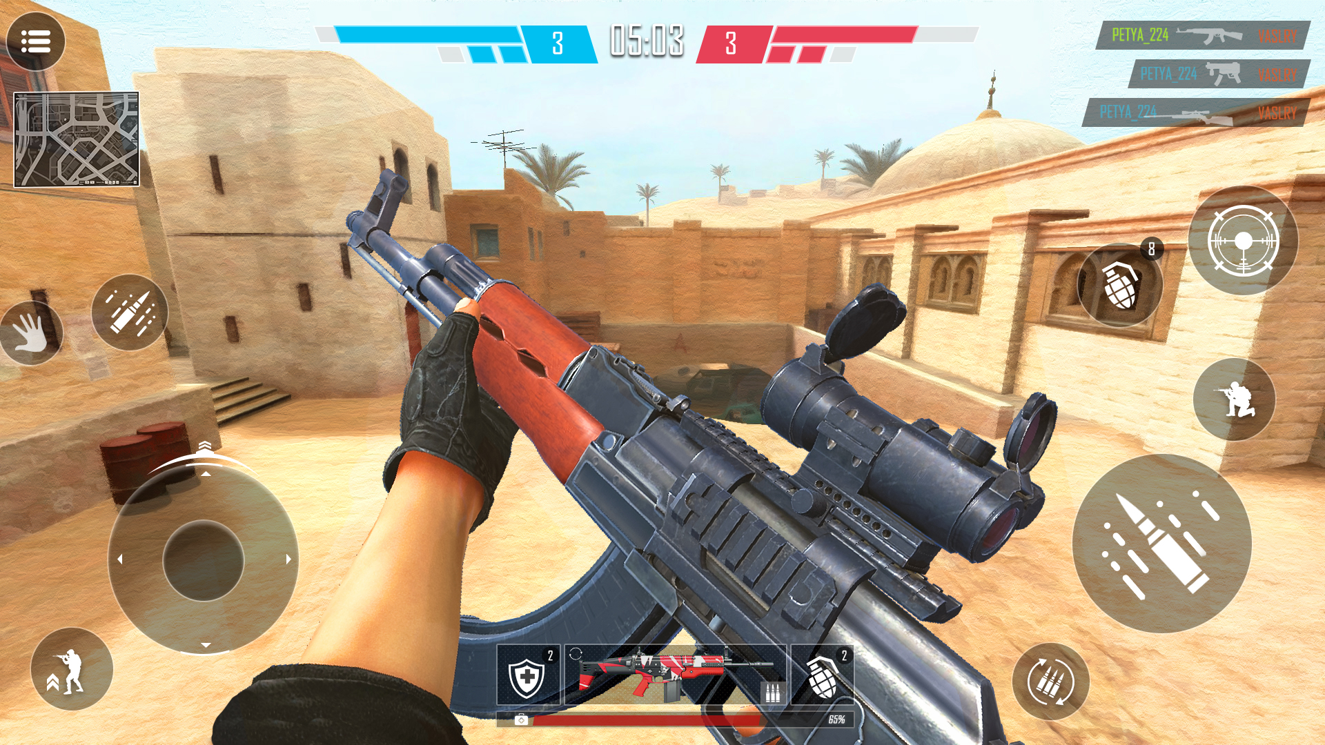 اسکرین شات 3 بازی Gun Games - FPS Shooting Game