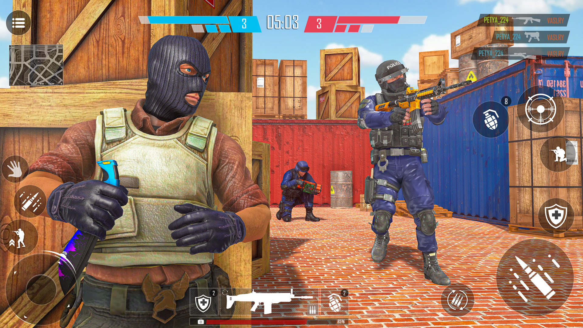 اسکرین شات 1 بازی Gun Games - FPS Shooting Game