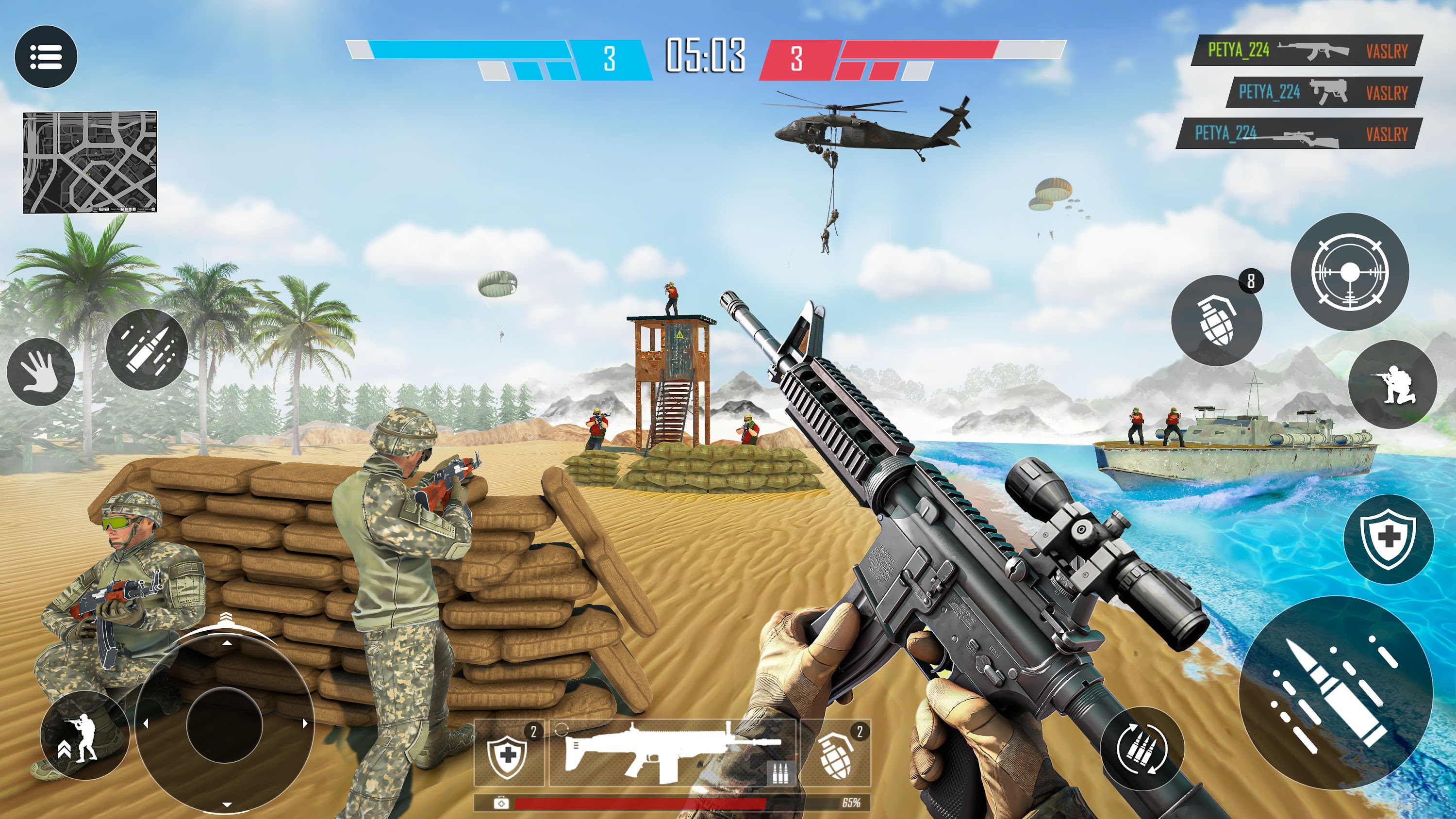 اسکرین شات 6 بازی Gun Games - FPS Shooting Game