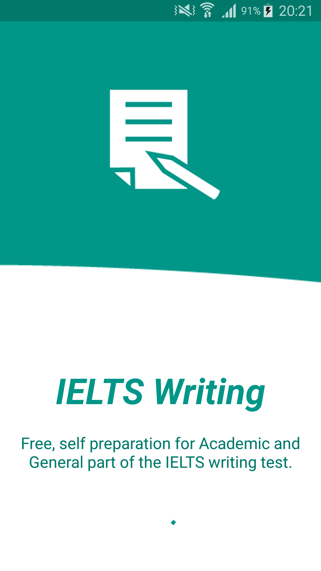 اسکرین شات 1 برنامه IELTS Writing