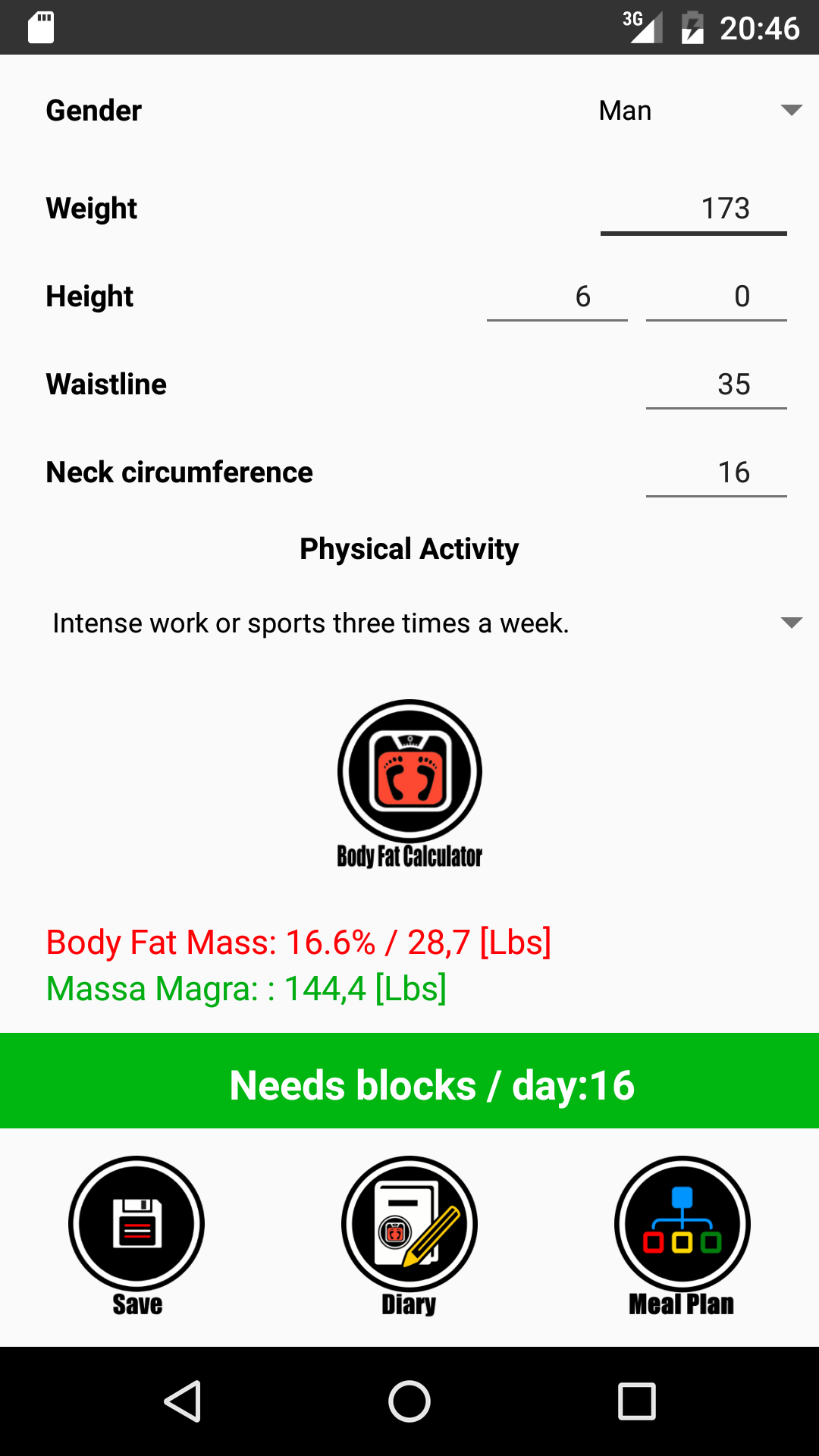 اسکرین شات 4 برنامه Zone Diet Free