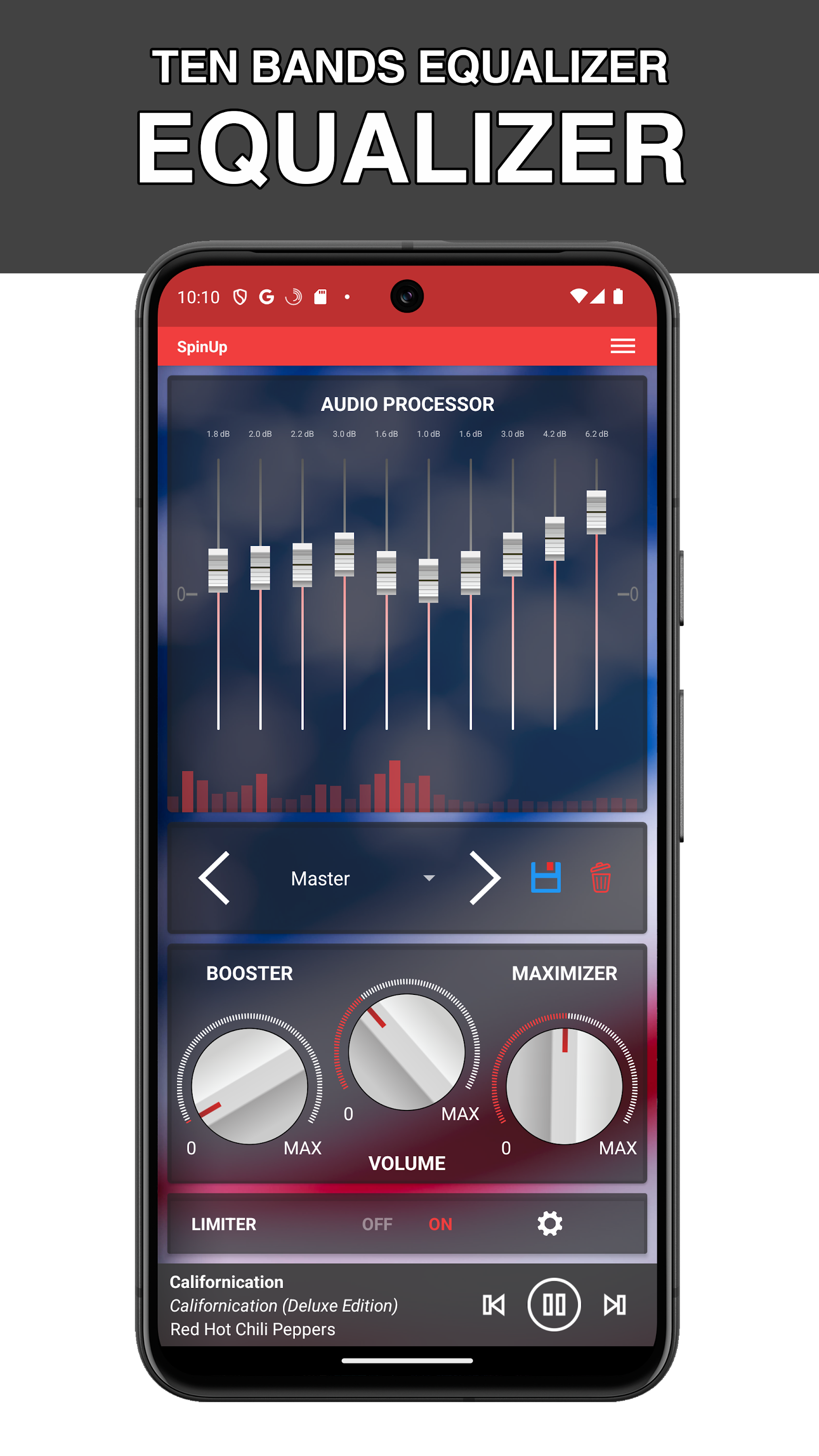 اسکرین شات 3 برنامه Volume Booster - Sound Booster