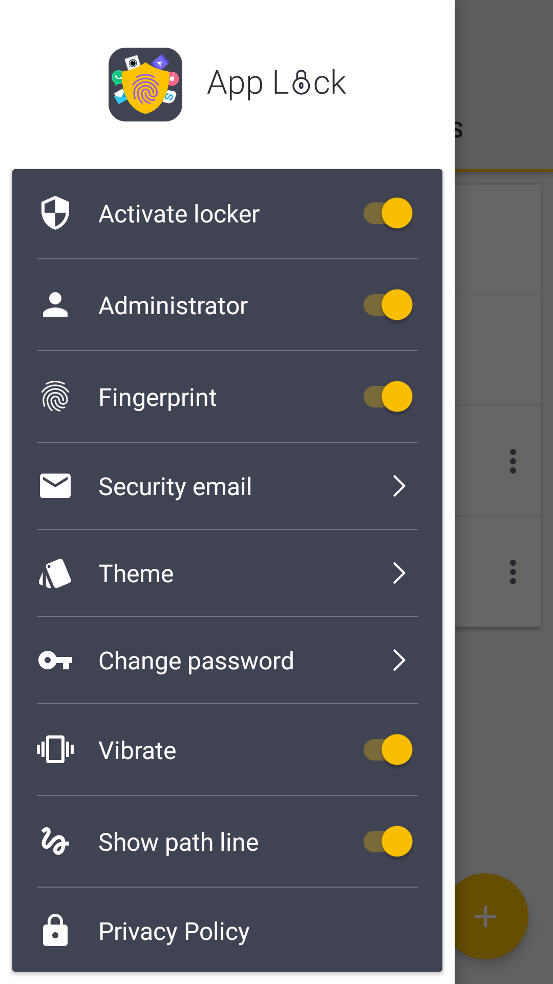 اسکرین شات 3 برنامه App Lock