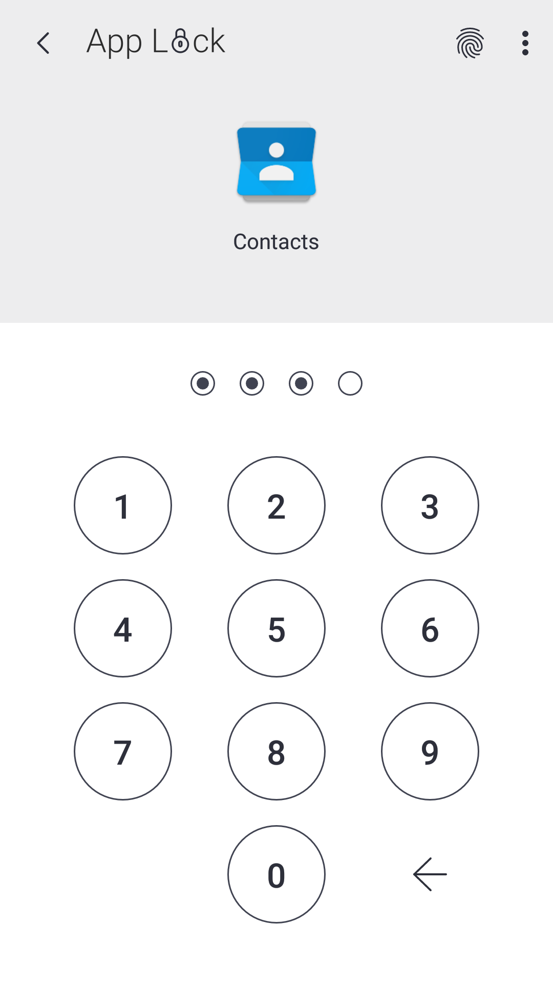 اسکرین شات 8 برنامه App Lock