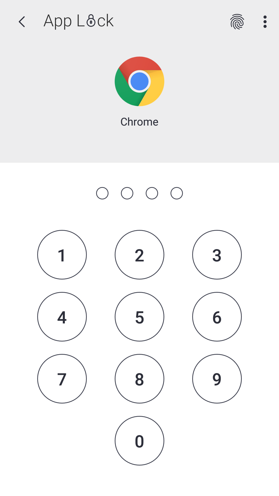 اسکرین شات 7 برنامه App Lock