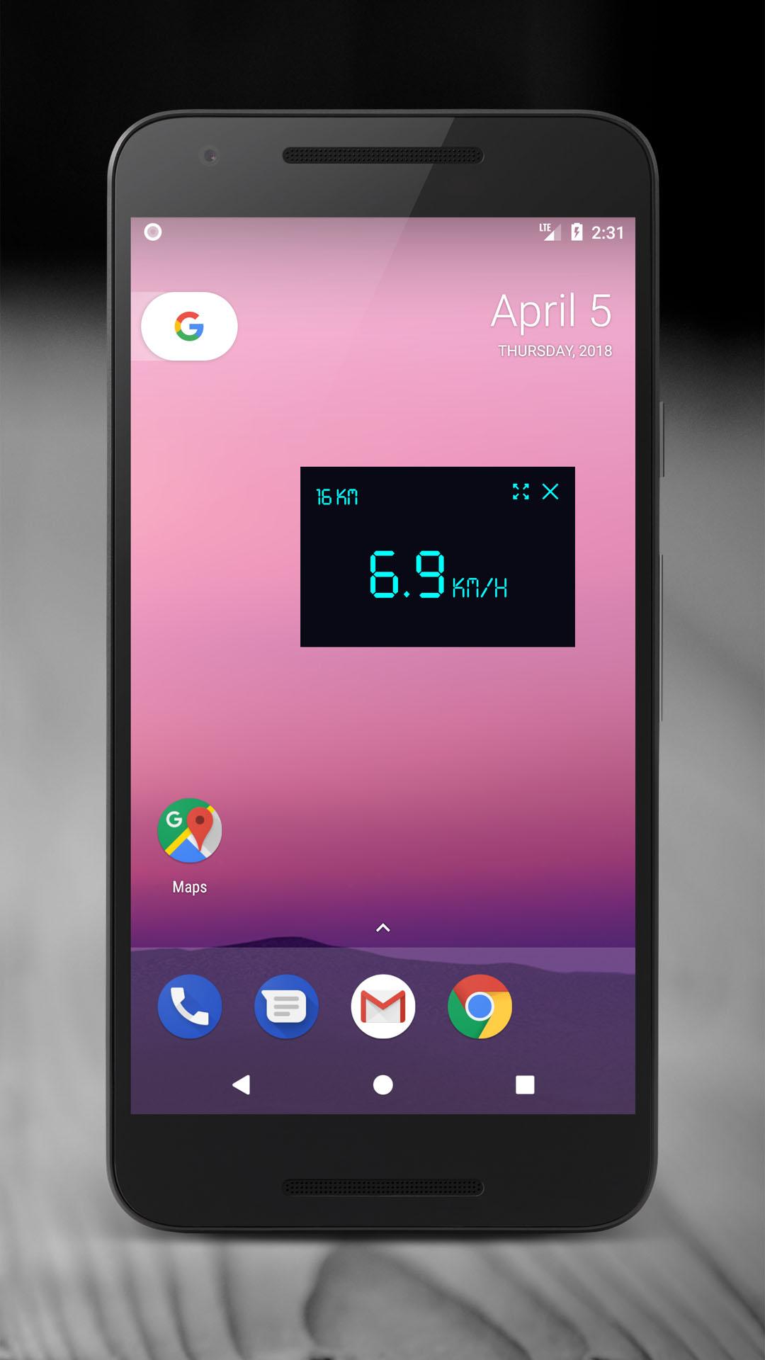 اسکرین شات 3 برنامه GPS Speedometer