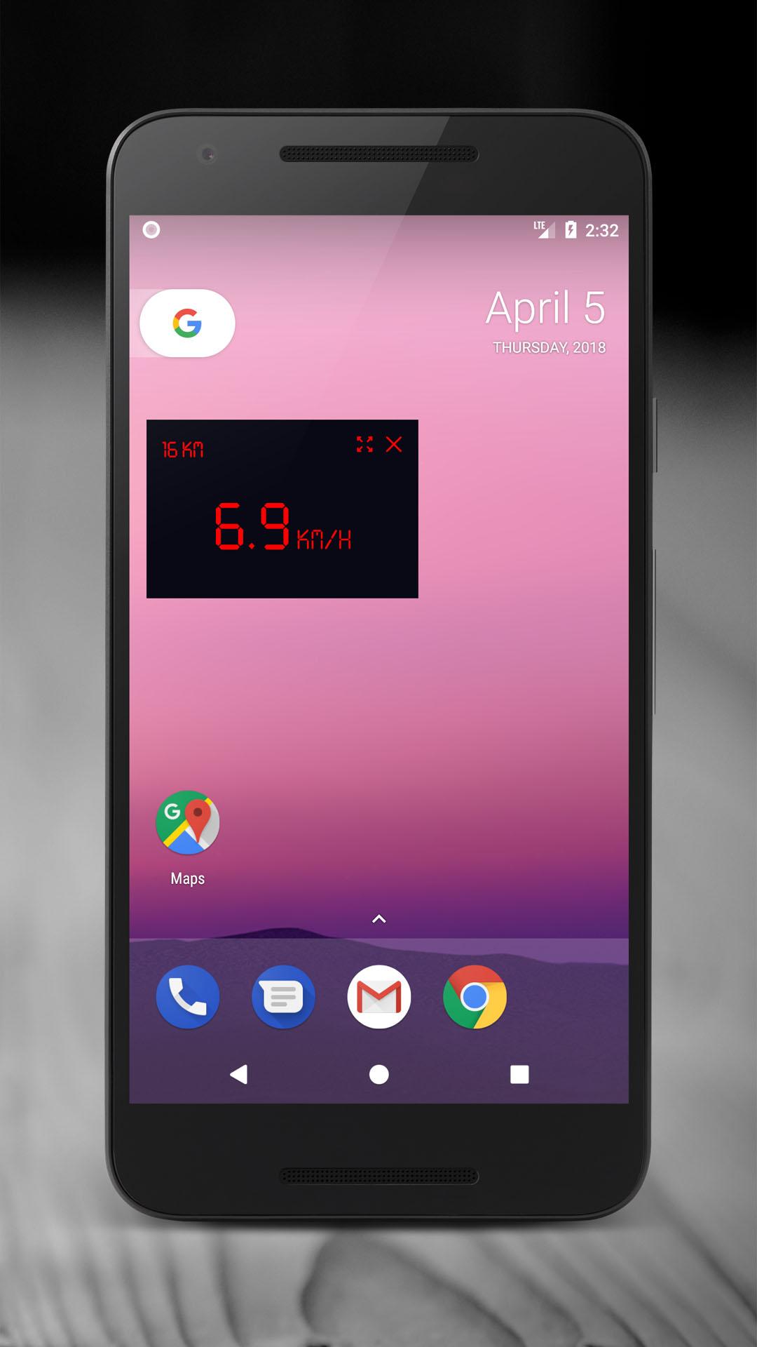 اسکرین شات 4 برنامه GPS Speedometer Distance Meter